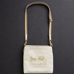 Coach Leather 1897 Jes Slim Crossbody with Guitar Strap